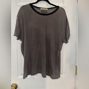 We The Free Charcoal Short Sleeve Tee (Small)